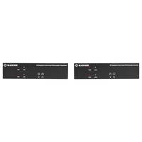 KVX Series KVM Extender over CATx – 4K, Dual-Head, DisplayPort, USB 2.0 Hub, Serial, Audio, Local Video