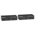 KVX Series KVM Extender over CATx – 4K, Dual-Head, DisplayPort, USB 2.0 Hub, Serial, Audio, Local Video