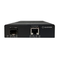 Gigabit Ethernet (1000-Mbps) Industrial PoE++ Media Converter - 10/100/1000-Mbps Copper to 1000-Mbps Fiber SFP, Extreme Temperature